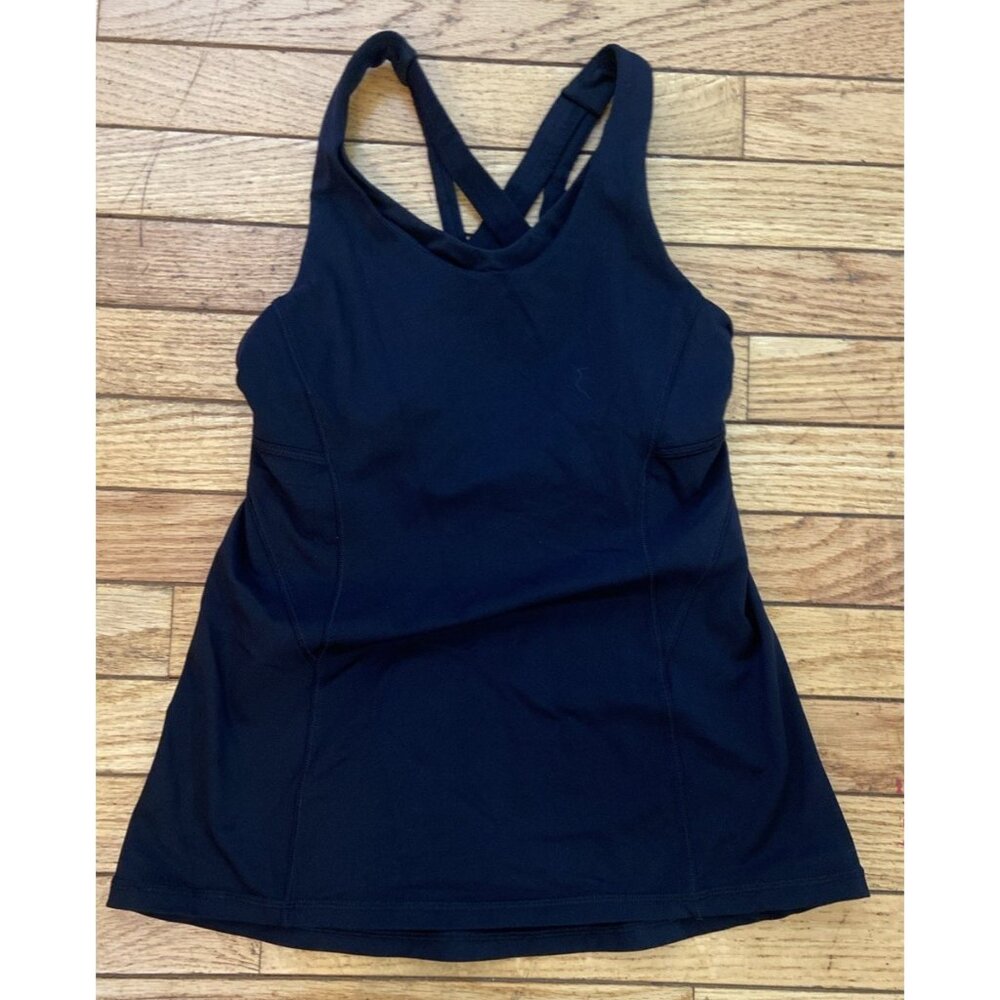 Lululemon Womens Tank Top BLACK Fitting Swiftly Tech Racerback Size Small